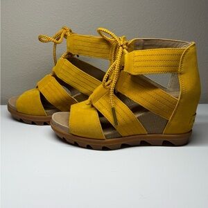 Sorel Lace-up Wedges